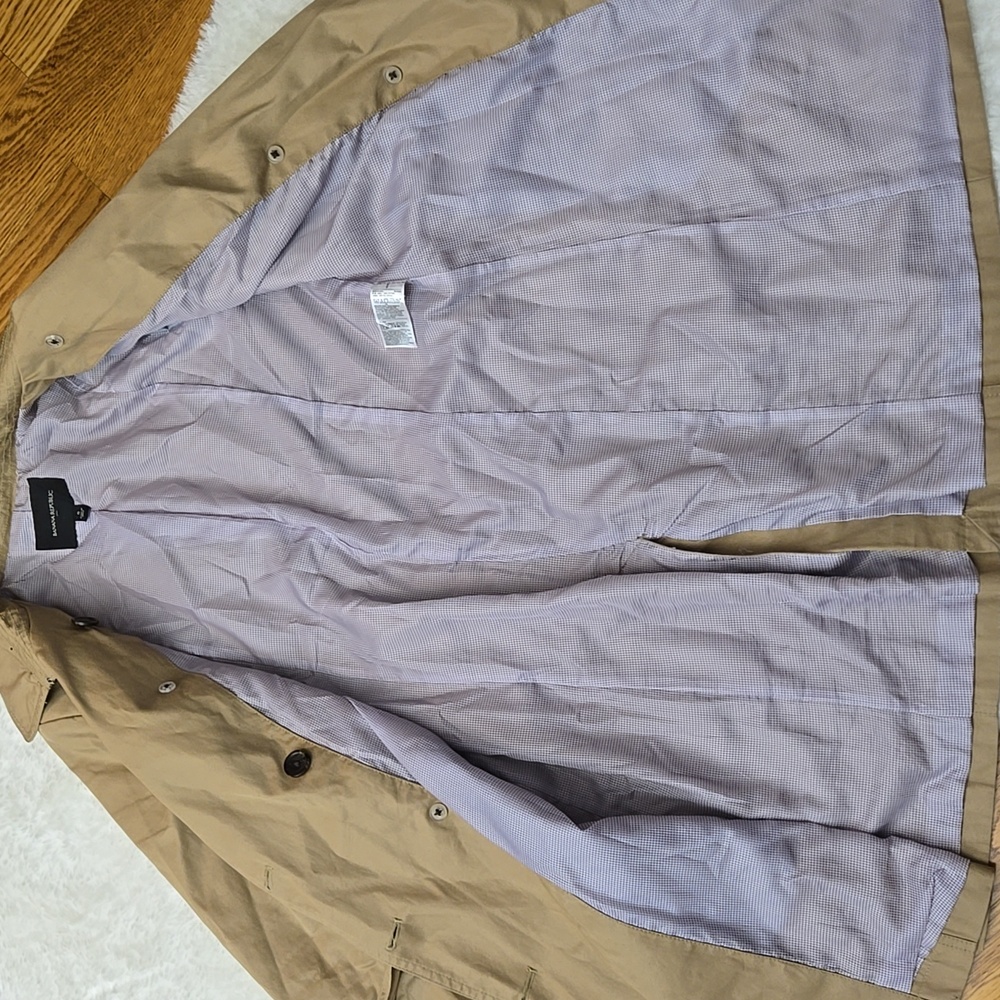 Banana Replubic Factory Tan Trench Coat, Womens Small - Picture 10 of 11